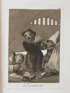 Lámina de Los Caprichos, 1797-1798 de Francisco de Goya